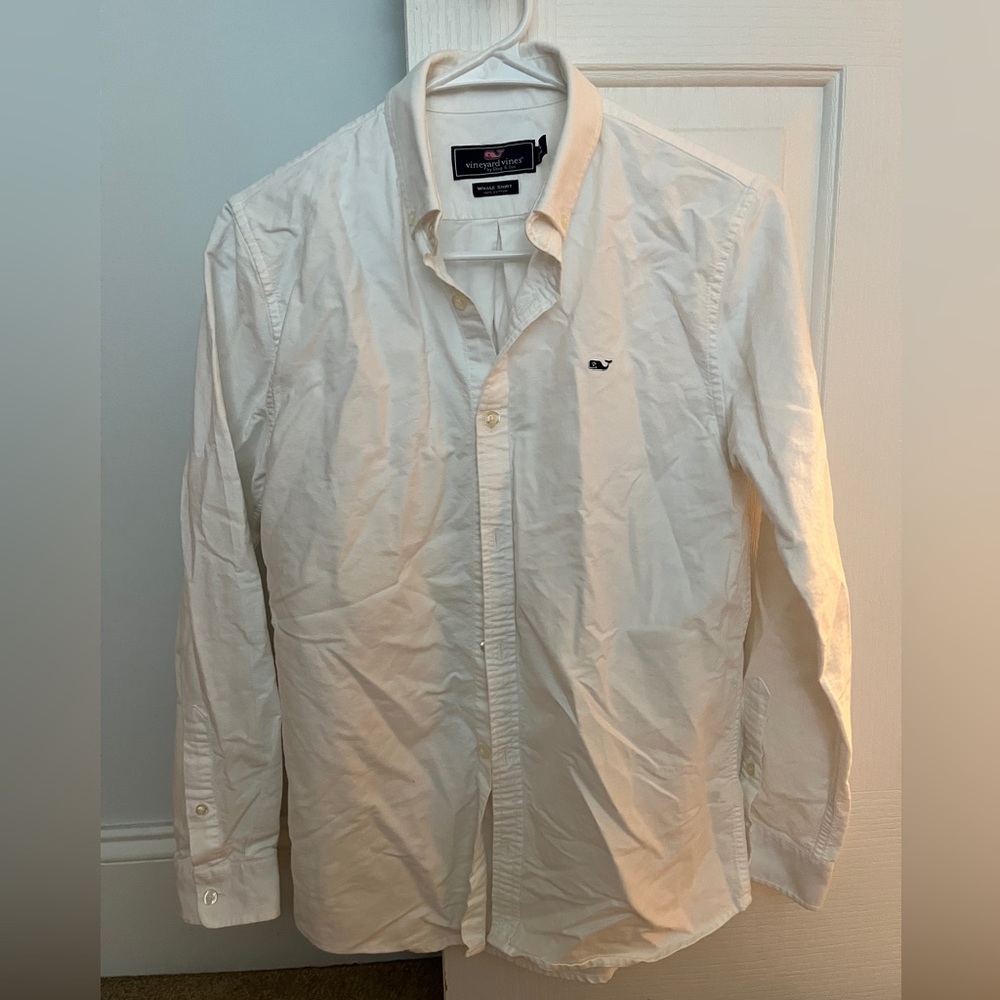 Vineyard Vines Boys Whale Long Sleeve Dress Shirt